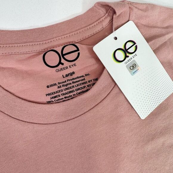 Queer Eye Tee Shirt Mens Large You are the Party Pink New Crewneck LGTBQ Pride - Picture 3 of 8